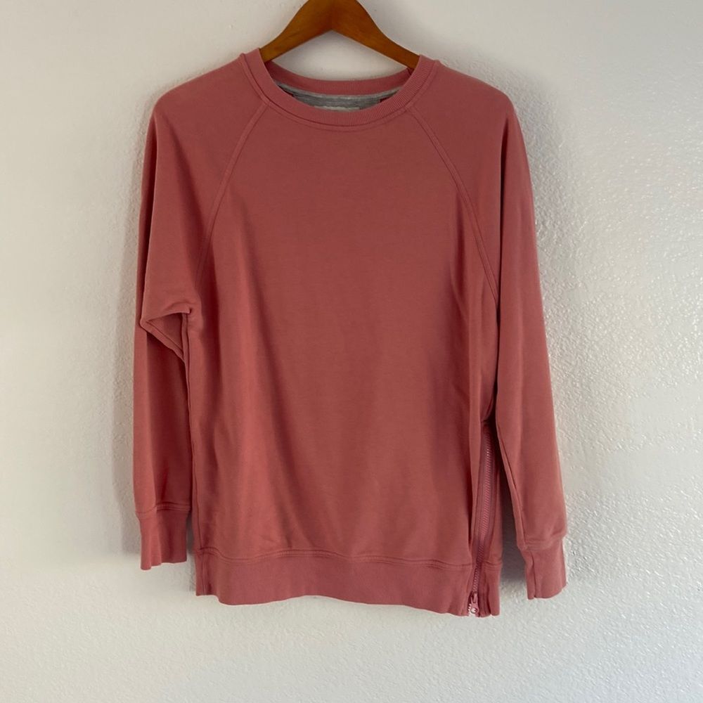 C9 by Champion Sweatshirt Womens S Light Red Crew Neck Pullover 100%Cotton Pink